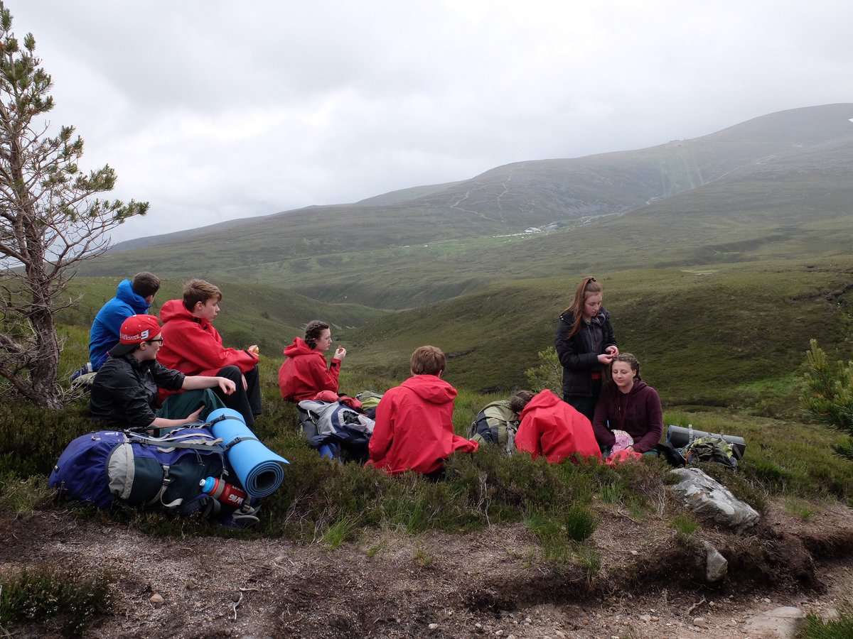 Back in the campsite after a WILD time in the #Cairngorms! #johnmuiraward <a href="/outdoormgfl/">outdoormgfl</a> <a href="/PenicuikHS/">Penicuik High School</a>