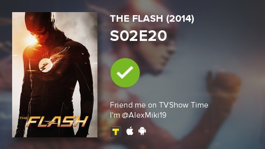AlexandraD_P's tweet photo. I've just watched episode S02E20 of The Flash (2014)! https://t.co/oFKsQF9UqB #TheFlash #tvshowtime https://t.co/avEkCqjOZE