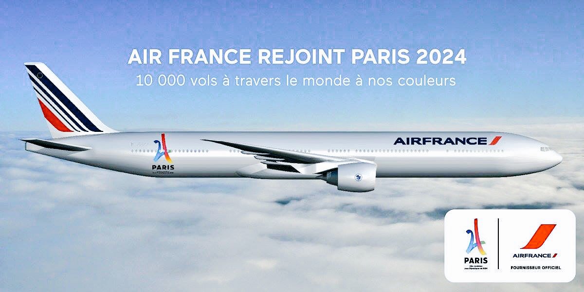 GlobalAvGeek's tweet photo. @airfrance s'engage aux côtés de la candidature de @Paris aux #JO2024 #AvGeek #Paris2024 #JO | @GlobalAvGeek https://t.co/up2aKjy5pt