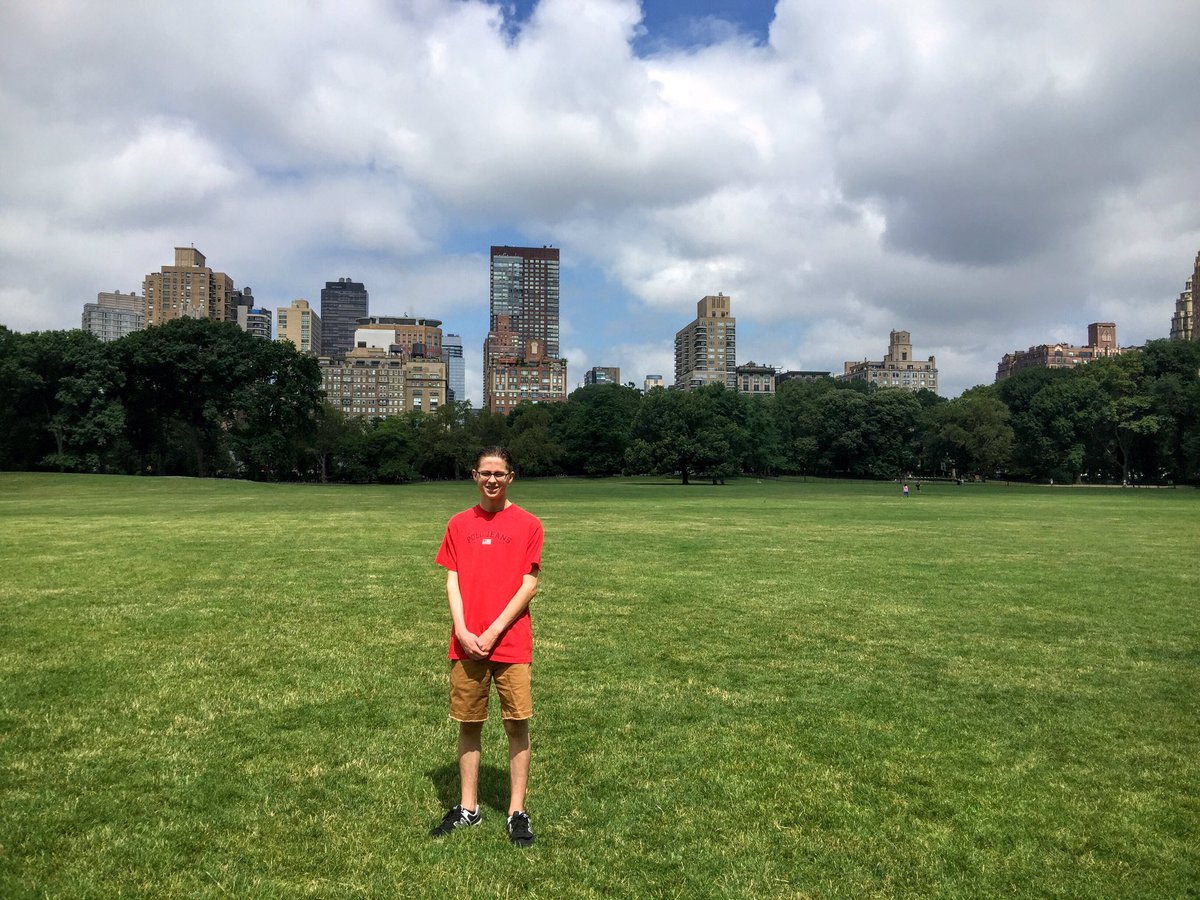 teacherschmidt's tweet photo. Great time in NYC with this kid - loving Central Park! https://t.co/PCeCJdrXZ3
