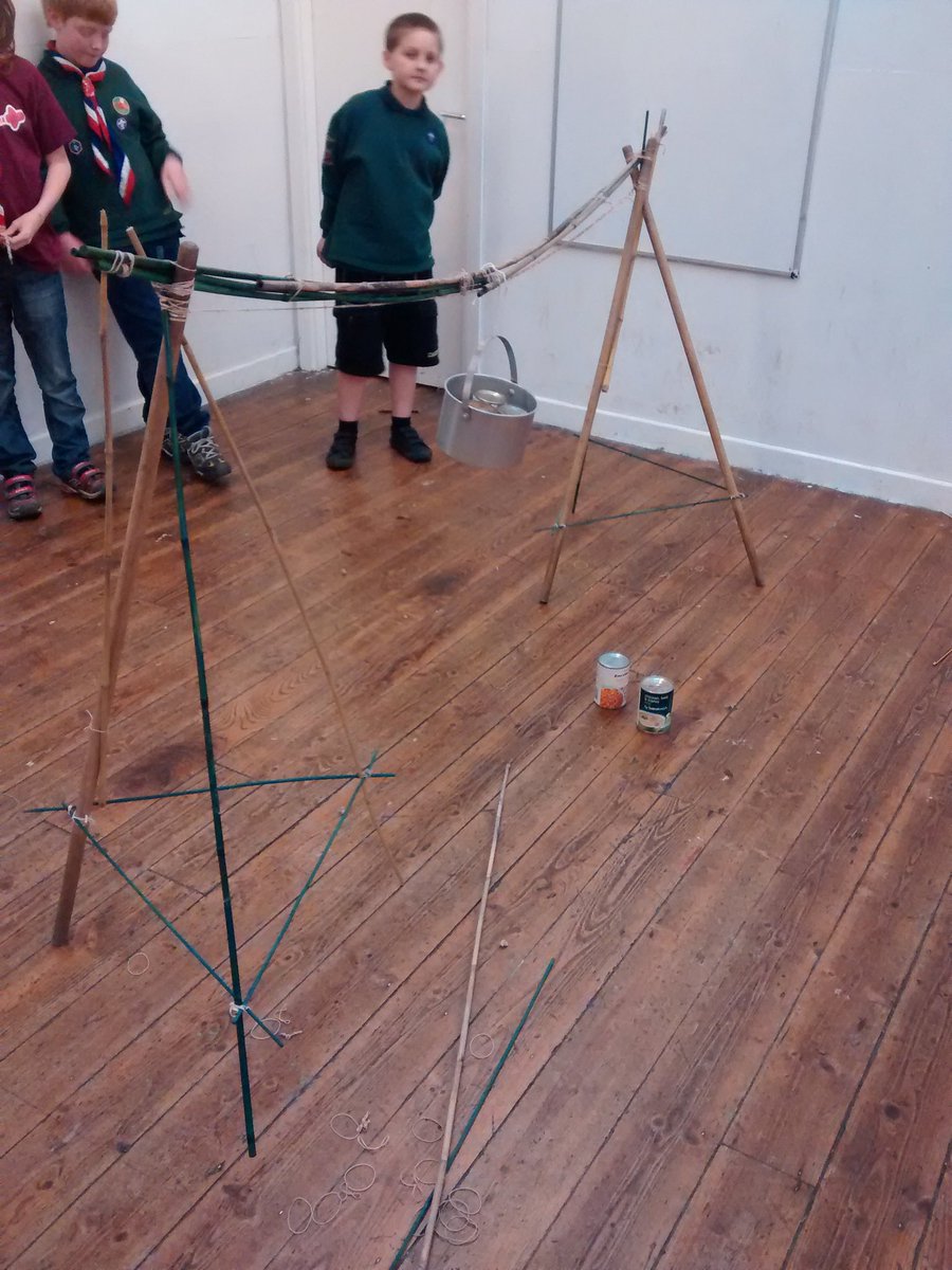 Been doing a bit of pioneering this week at Cubs, testing bridges to destruction!