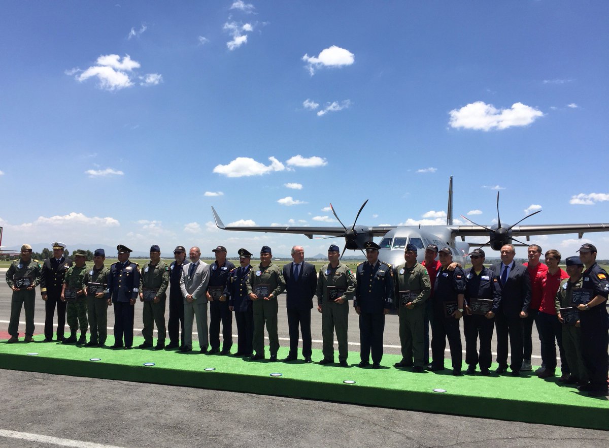 Después de demostrar sus capacidades de vuelo en el Polo Norte, regresa a México avión “Casa” C-295W de la F.A.M.