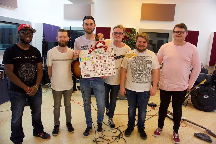 StickmanAudio's tweet image. Last week's studio session with @ApexBandUK #music #recording