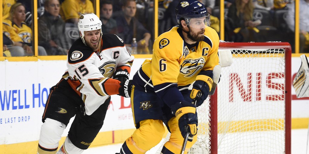 theScore's tweet photo. BREAKING: The Nashville Predators have reportedly acquired P.K. Subban for Shea Weber. https://t.co/l6KNa5o1Gm https://t.co/rflZy08yzk