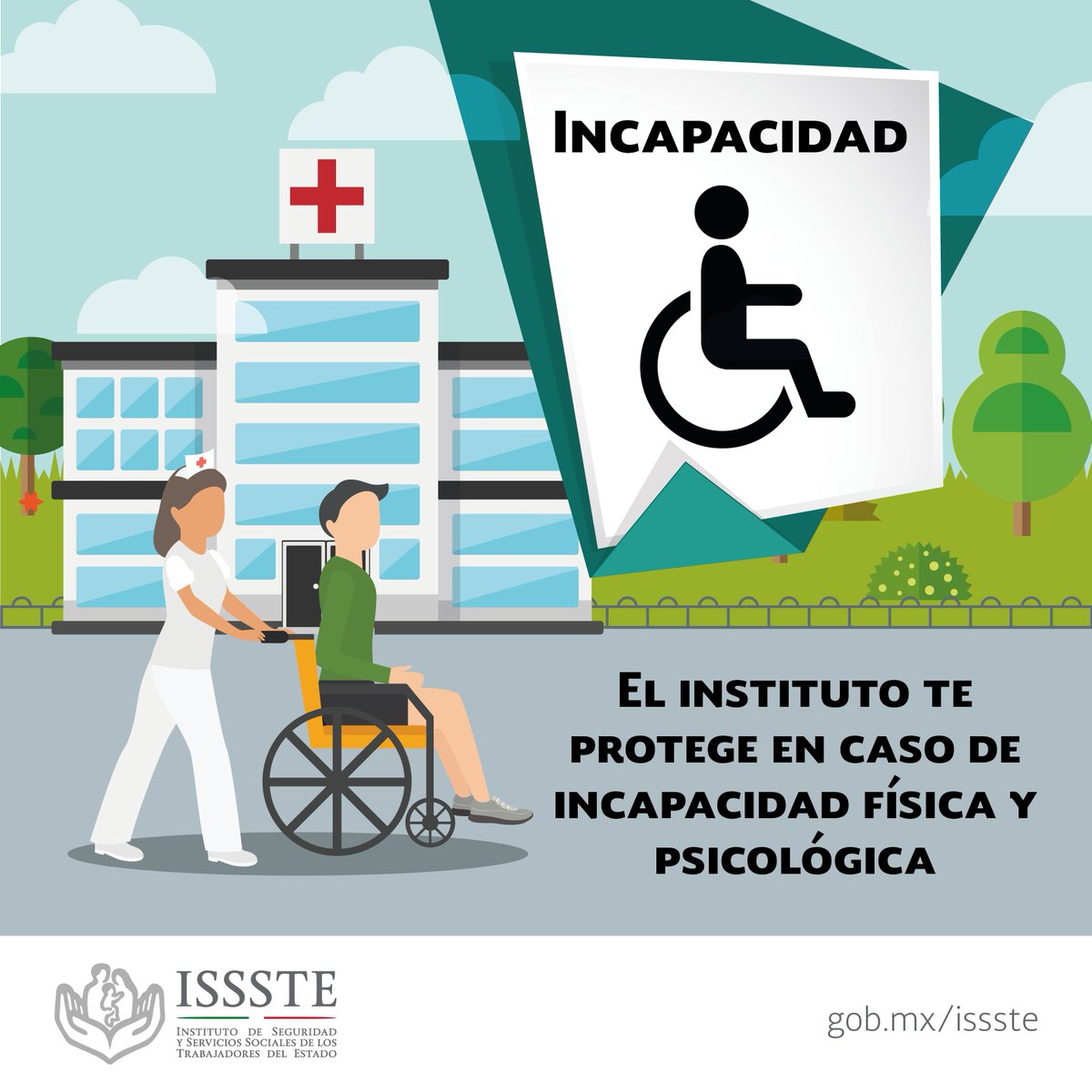 ISSSTE_mx's tweet image. En caso de accidente laboral, cuentas con la prestación de riesgo de trabajo.
¡Acércate a tu clínica!