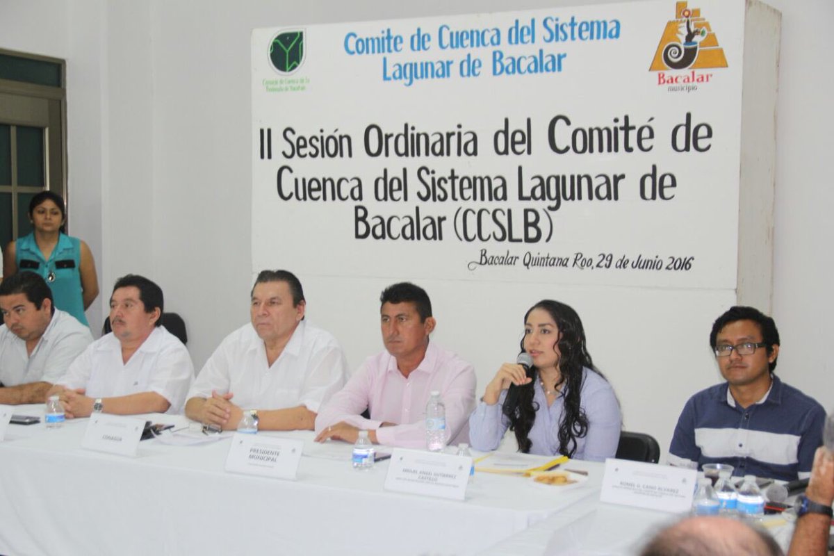En la segunda sesión ordinaria del comité de Cuenca del sistema Lagunar de Bacalar <a href="/sedetur/">HENRIQUE SEDETUR</a> @hiramcho