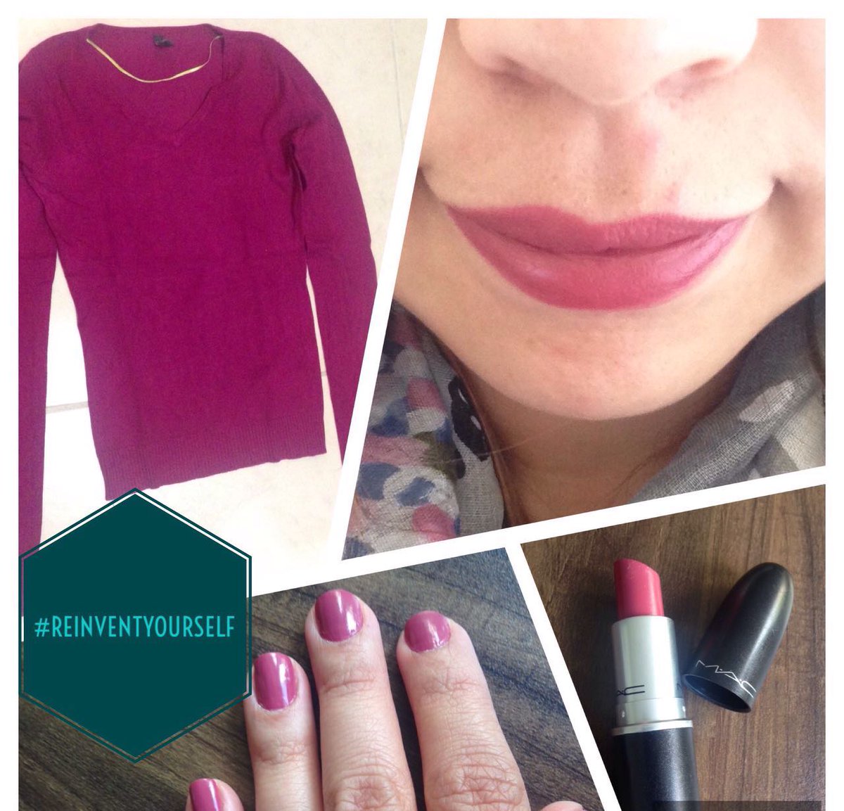 Neuzu's tweet photo. Esta es una propuesta de como usar diferentes colores dentro de la misma gama de color #ootd #ReinventYourself https://t.co/0UKJ7I1XV6