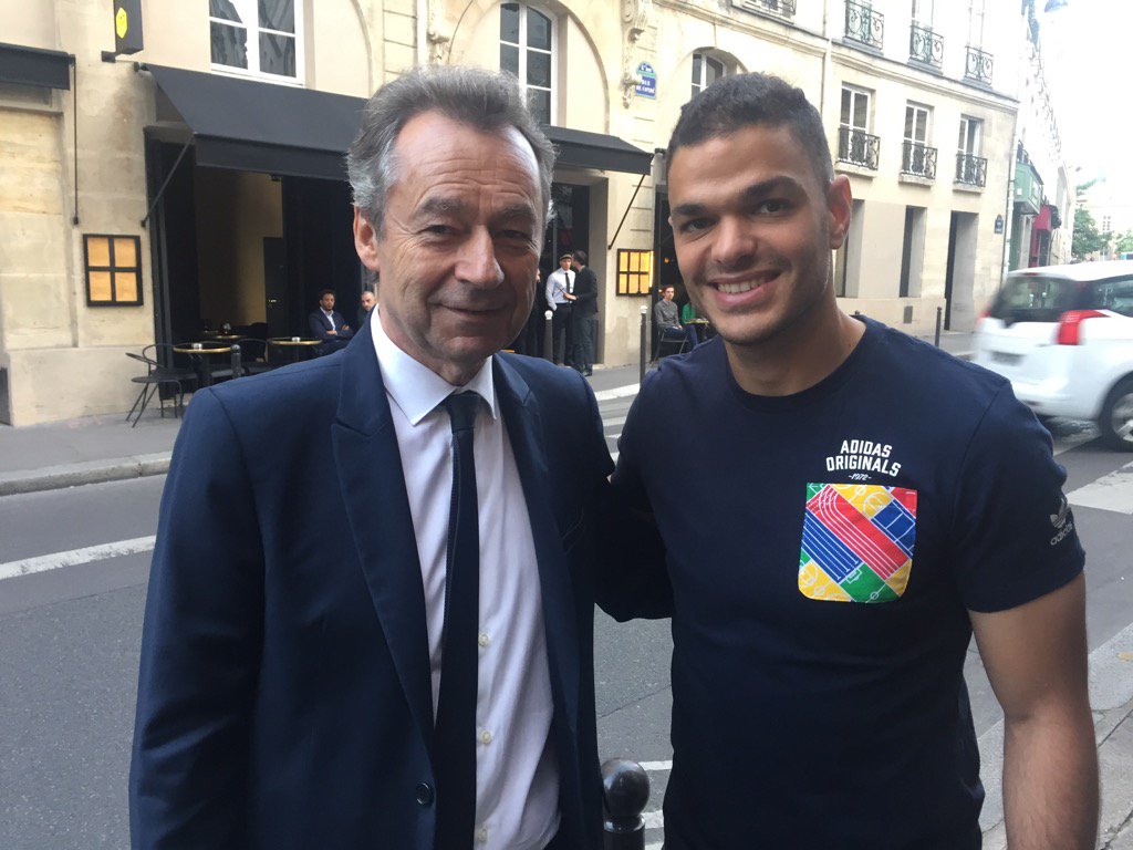 A Paris . #Hatem Ben Arfa , après Dalheb, Susic,Rai avec Di Maria!