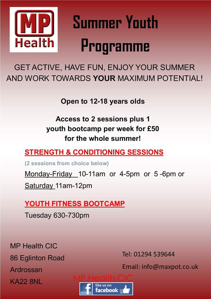 PotentialM's tweet image. Looking for something for your kids to keep active this summer? Come on down! RT to spread the word #healthy #kids