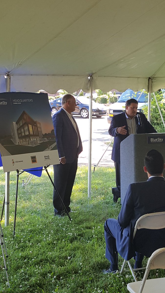 StructureptArch's tweet image. CONGRATULATIONS @BlueSkyTP! Headquarters Groundbreaking @MeyerNajem @AmericanStrpnt #hipstoric #noblesville