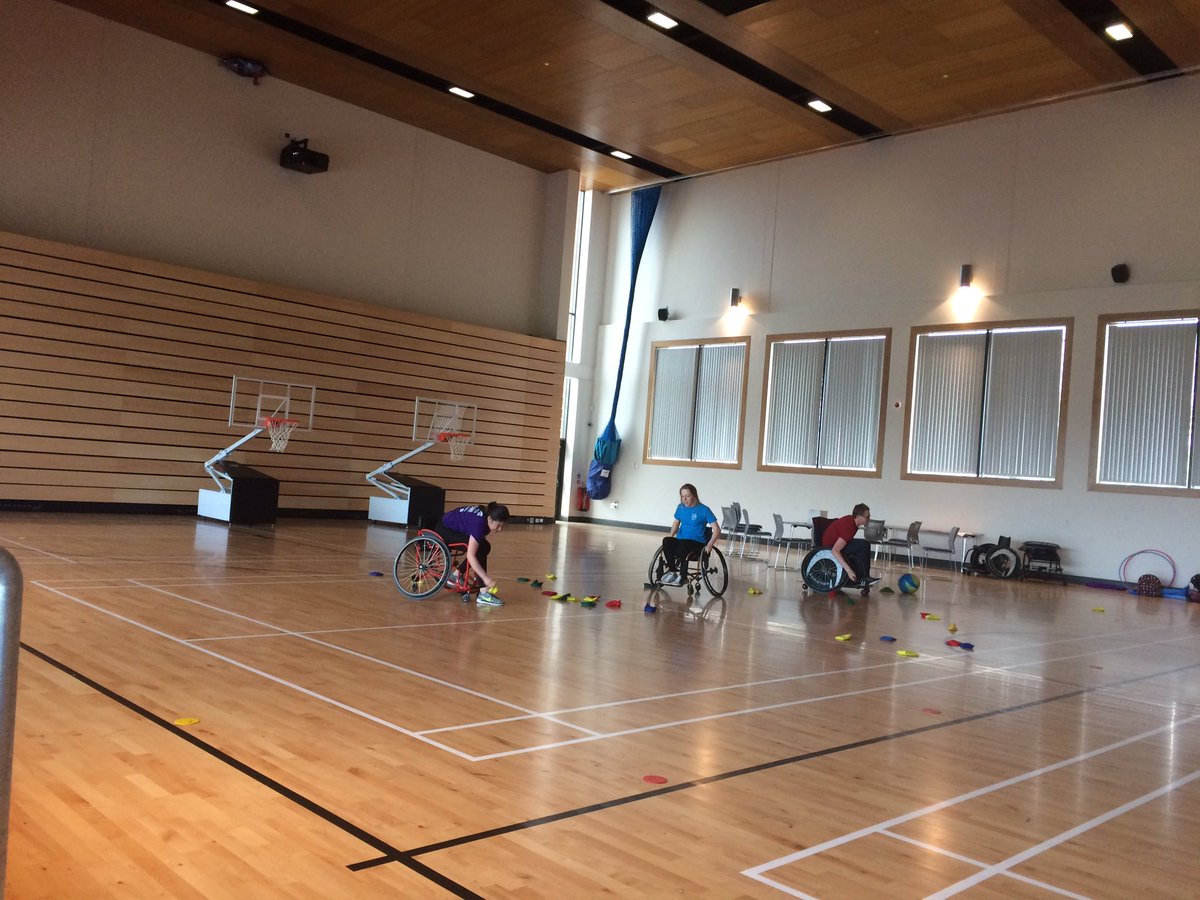 DSNIofficial's tweet photo. Successful pilot of new Wheelchair Sports Skills training Course this evening in Girdwood @SportNINet @Belfast_IF https://t.co/Z71oIAPVyu