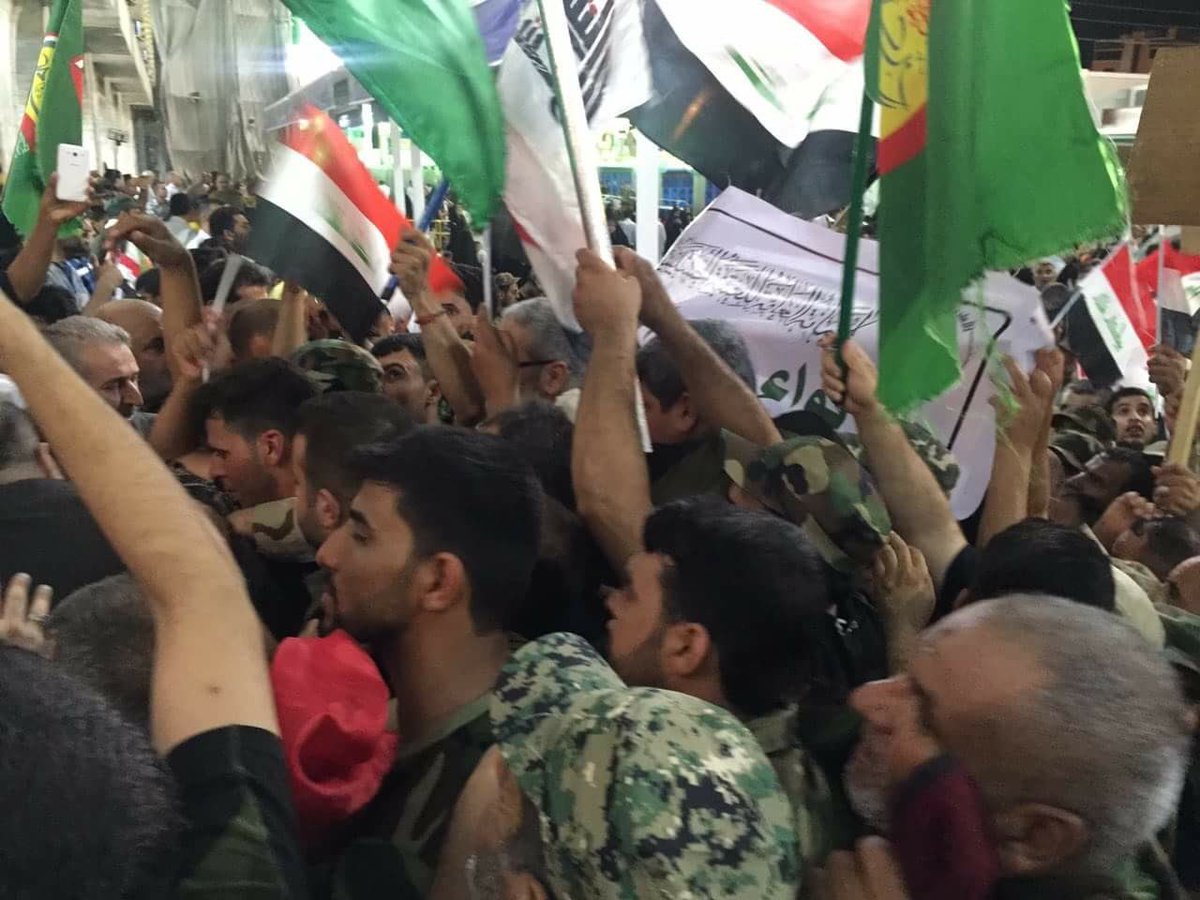 teamsmediawar's tweet photo. #كربلاء تستقبل ابطال #الحشد_الشعبي لواء علي الاكبر وتحتفل بانتصاراتهم الكبيرة في #الفلوجة

#الفلوجة_تحررت من #داعش https://t.co/TJnUuHk1JS