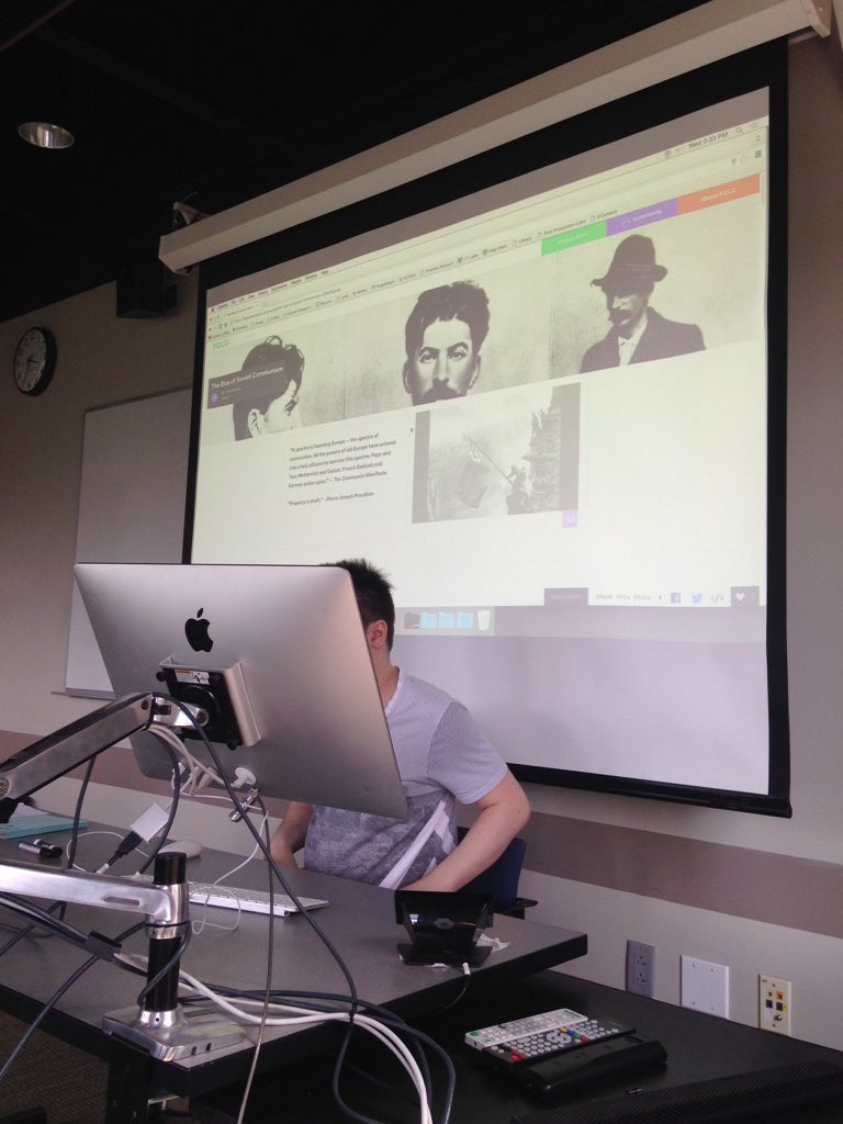 readFOLD's tweet image. Fantastic multimedia presentations from @EmersonCollege 20th century history class! #edtech
