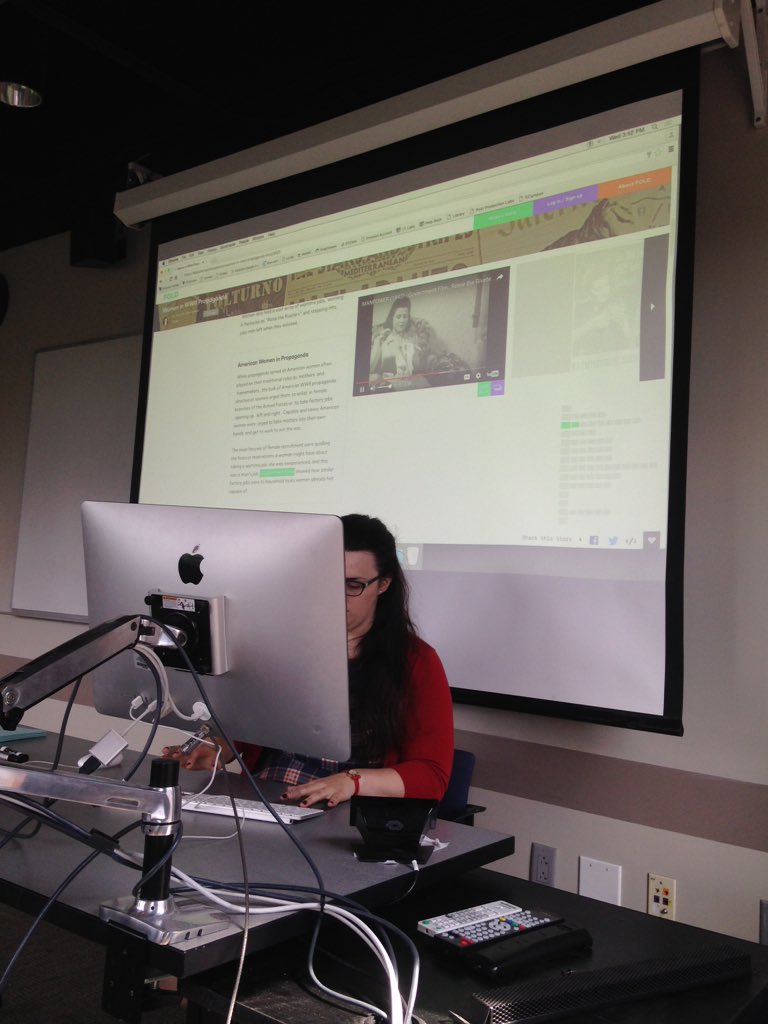 readFOLD's tweet image. Fantastic multimedia presentations from @EmersonCollege 20th century history class! #edtech