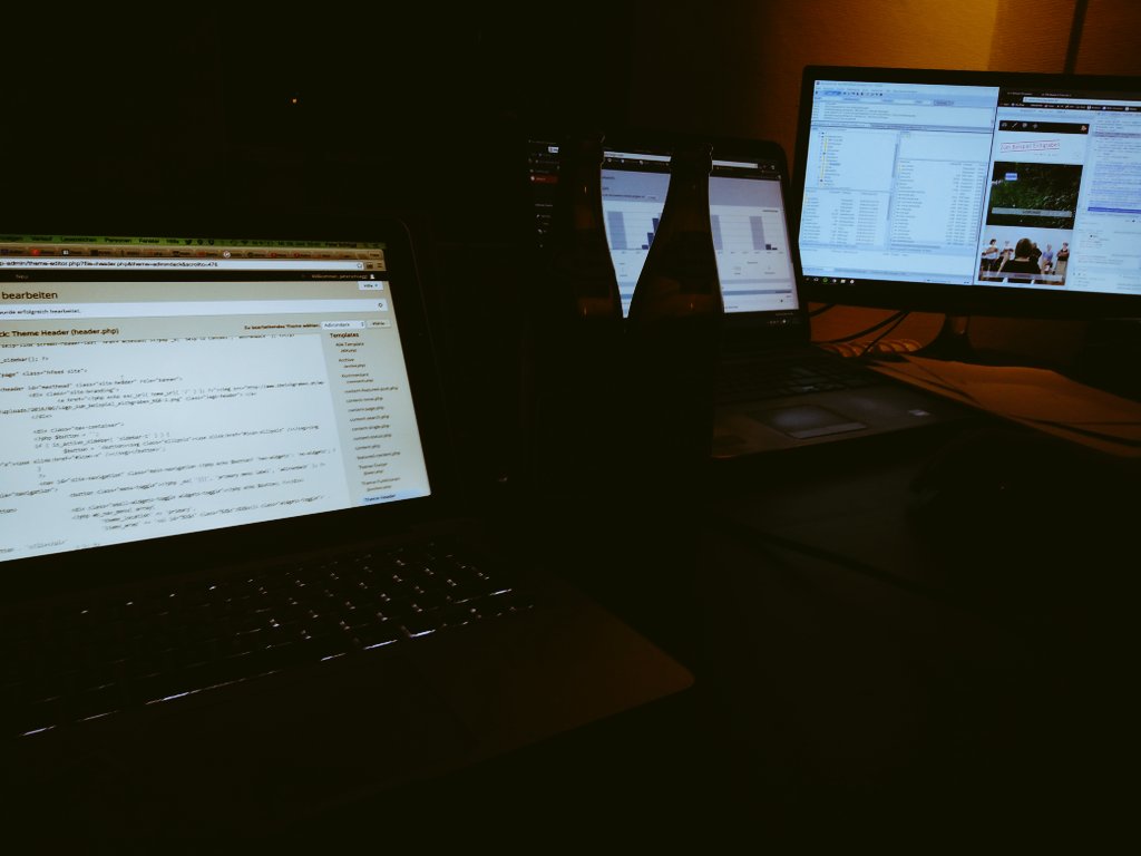 Letztes Bugfixing. Endspurt. #zbEichgraben