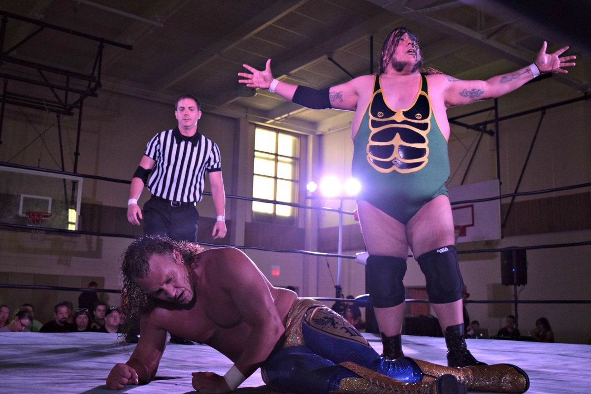 WildMan_Kongo's tweet photo. Some photos from my debut @AMLWrestling #fearkongo #ruleroftheworld #concretejungle #savage https://t.co/bCeLAs24d4