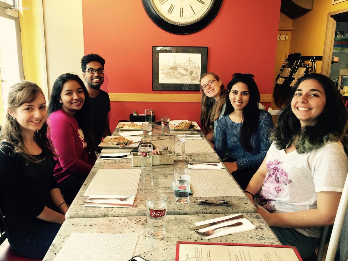 iGEMQueens's tweet photo. Delicious team bonding at @GenevaCrepe for lunch helps us make it through another week in the labs. https://t.co/BhftqOFByM