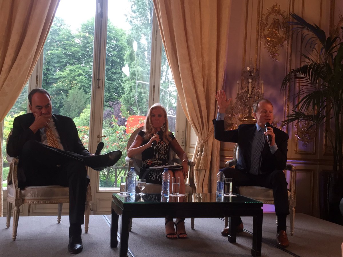 ajar75's tweet image. Panel discussion on investing in innovation @USAmbFrance w/ @Cisco @ISEP