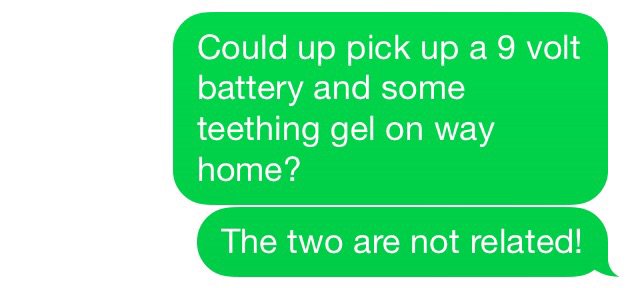 Sexting when you have kids... #funnymummymoment