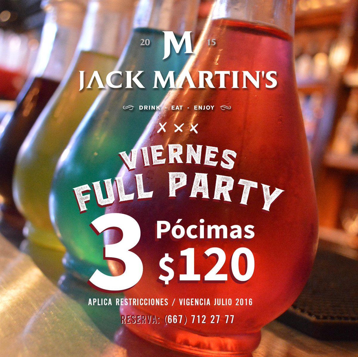 jackmartinsbar's tweet photo. Ya probaron las pócimas? 
#FullParty #ATodoJack https://t.co/eJTnJUFhbL