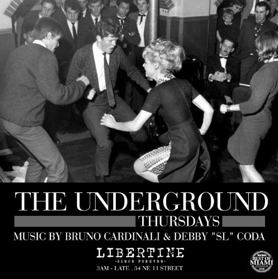 LibertineMiami's tweet photo. Thursday June 30th @debbycoda @cardinali1973 3am - late #theunderground #miami #latenight #afterhours #downtownmiami https://t.co/e4Hrunr7sJ