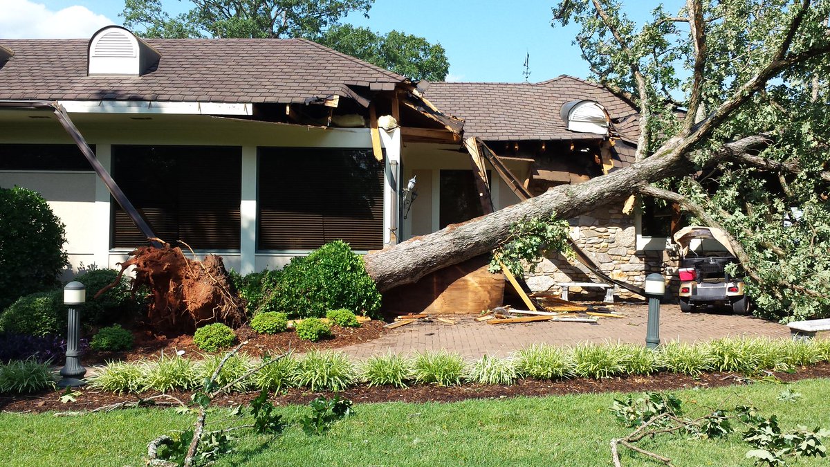 Rock Barn Country Club Conover Pic Storm Damage Rock Barn