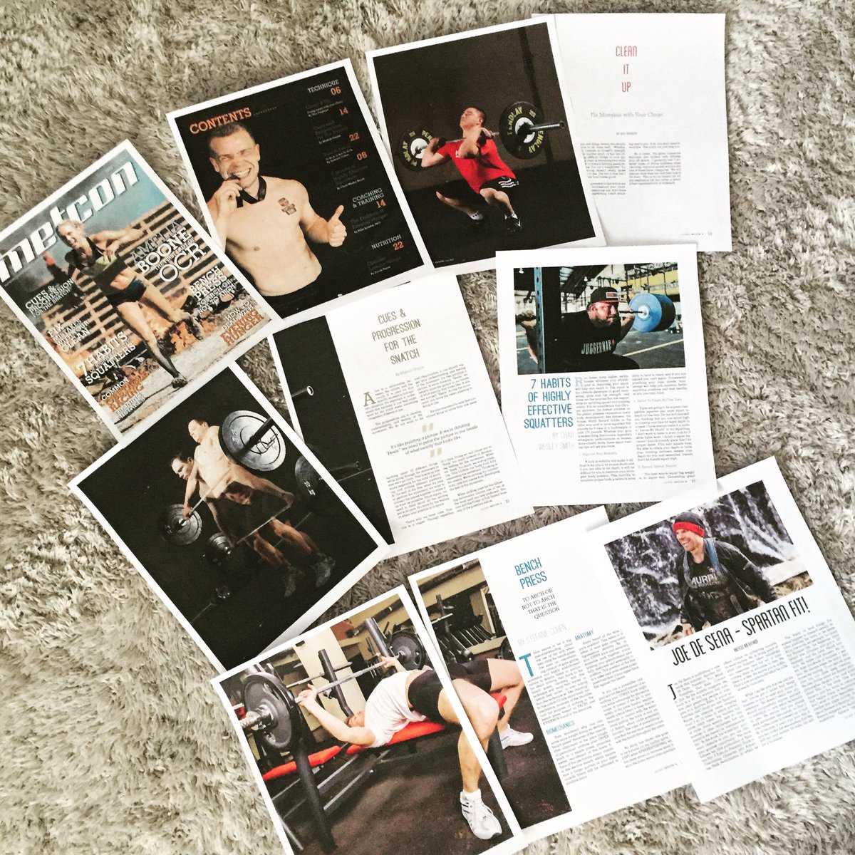 Proofing 1st issue of Metcon Magazine now. Sign up to get it for FREE for a limited time. metconmag.com