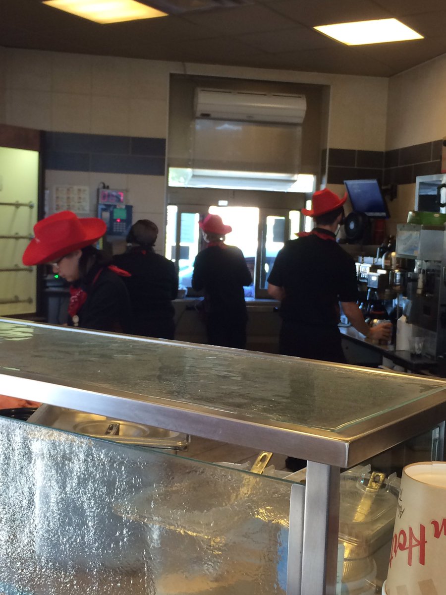 SchaeferSilver's tweet photo. When you have to be at work by 6 and the rodeo by 7 #smalltownproblems #timhortonsproblems https://t.co/aA71s6JVUo