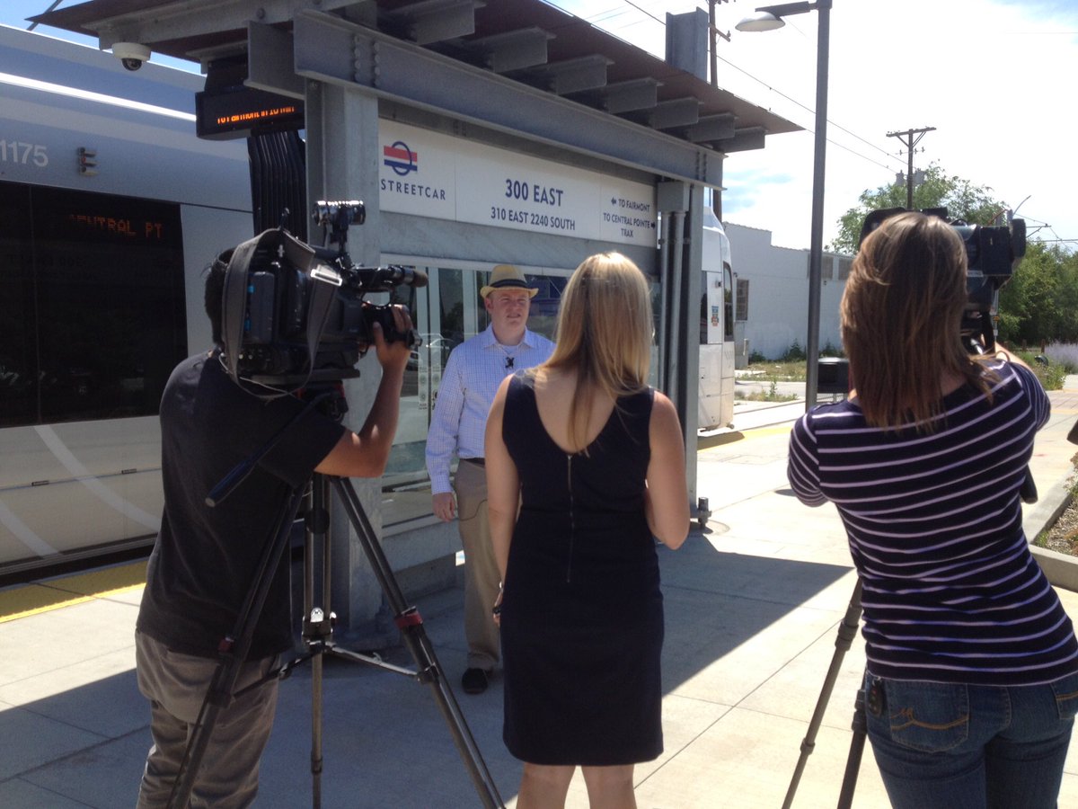 One of our mobile tours this afternoon included riding both light rail &amp; streetcar lines. #WC2050