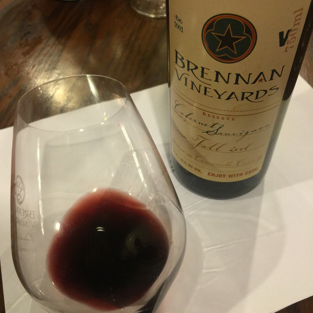 RedLovesWine's tweet photo. Holding up beautifully #txwine @BrennanVineyard 06 Cab.  @FourPointWine @TexasFineWine https://t.co/xrsv02HBgf
