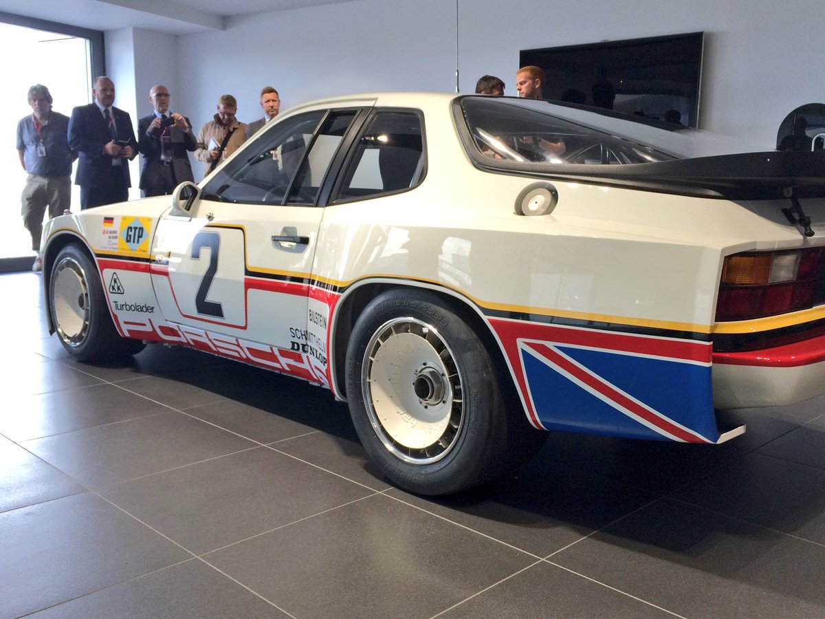 mikemurff's tweet photo. @PorscheGB #classicpartner 924GTP 1980 #LeMans24 restoration revealed @PorscheRetail #PorscheHatfield #awesome https://t.co/bcs0Vv471V