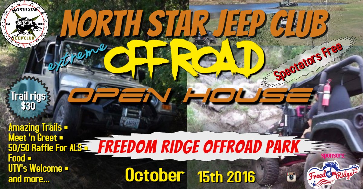 mn4wda's tweet photo. @nsjc1 Off Road Open House https://t.co/h4SXxAoKq8 @THEJeepMafia https://t.co/Ae5WoM5ZRa