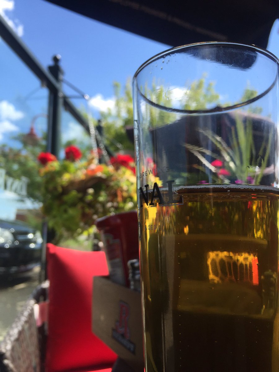 Best patio in the city. And, it's wing night.