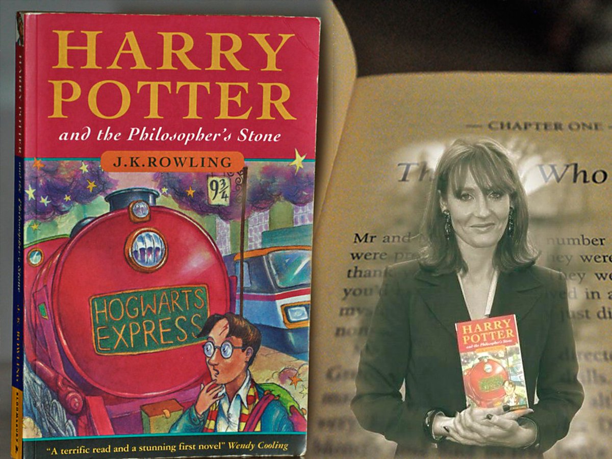 Hogwartssite's tweet image. Tal día como hoy de 1997, Harry Potter y la Piedra Filosofal llega a las librerías y sale a la venta por primera vez