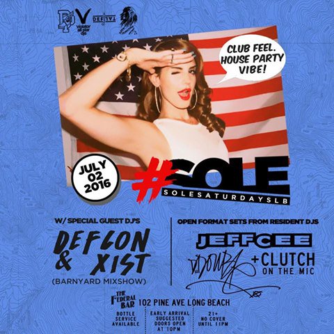 Clutch78's tweet photo. SATURDAY! @solesaturdayslb @TheFederalBarLB @FedUnderground @djddouble @DjJeffCee @Clutch78 @DJ_xIsT @djdefcon https://t.co/Y8T50mfLUG