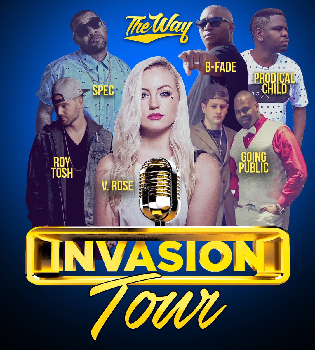 TheWayEvents's tweet photo. •INVASION TOUR•
w/ @Vrosemusic @RoyToshMusic 
Sat, July 2nd 2016 @ 7pm
1252 Beaumont Ave. Beaumont, Ca
#FreeEvent https://t.co/5V3rnwgHUu