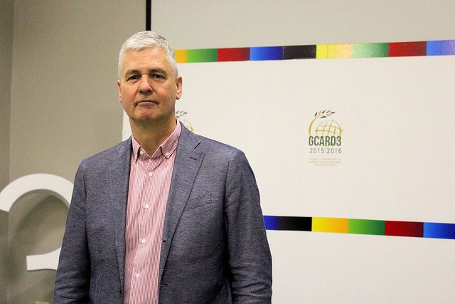 CGIAR's tweet photo. Climate change &amp; malnutrition biggest global challenges: https://t.co/ywdi2QRPQm @GFARforum @FrankRijsberman #GCARD3 https://t.co/AtfxgVQe1a