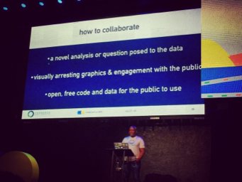 DJMoronta's tweet photo. How to collaborate with @CommerceGov data from @tyrgr @codeconf #CodeConf #opensource #datascience #dataviz https://t.co/Yh92JSRksy