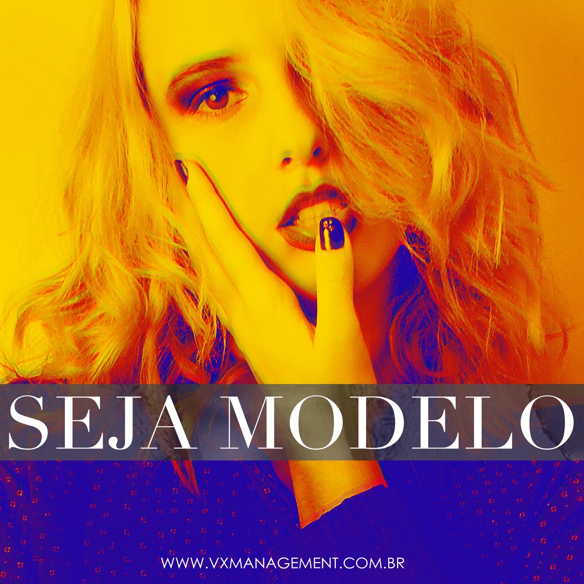 vxmgmt's tweet photo. SEJA UM(A) MODELO VX
Faça sua inscrição GRATUITA online:
Link: https://t.co/Zvjwz8W2yt #sejamodelo #modelo #job #vx https://t.co/bvxcmrKvdy