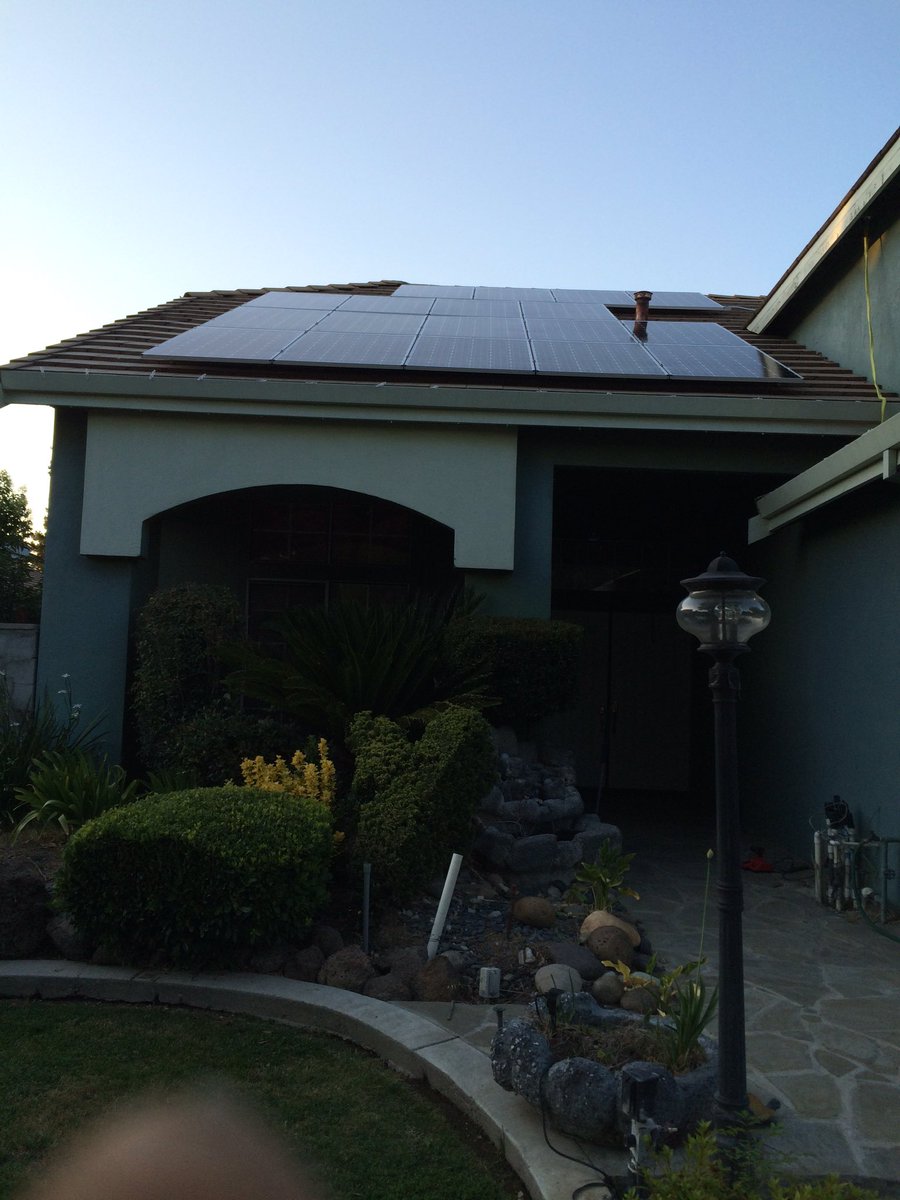 SolarProviders's tweet image. Tracy solar at sunset