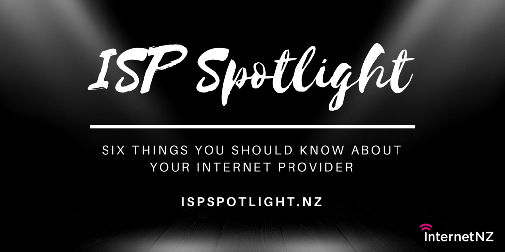 InternetNZ's tweet image. InternetNZ just launched ISP Spotlight! The site looks at how NZ Internet providers are run: internetnz.nz/ispreview