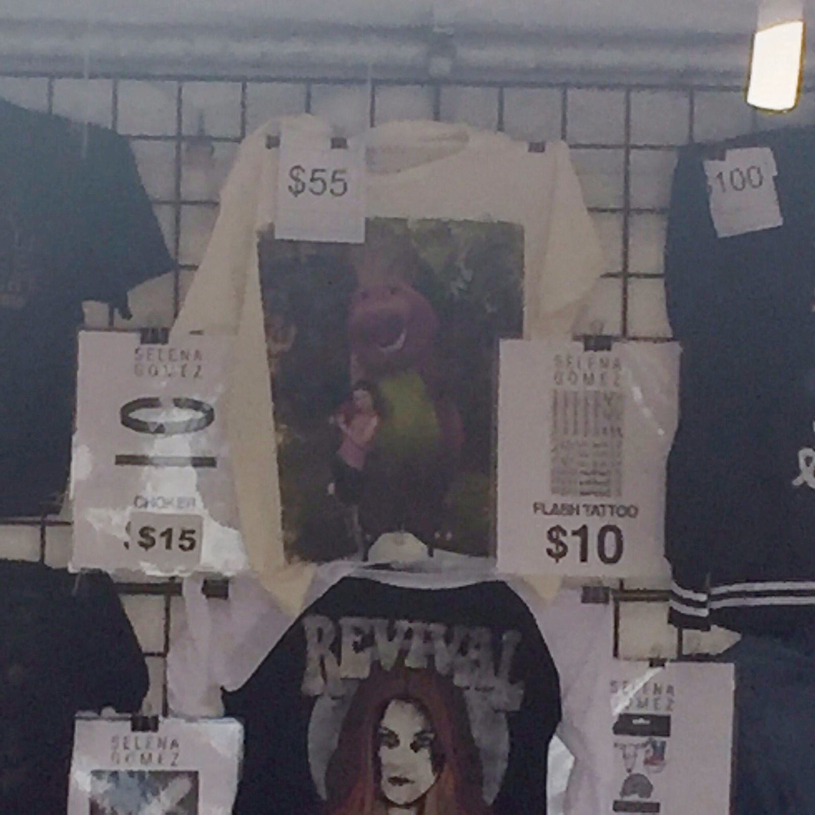 Selena gomez store barney shirt