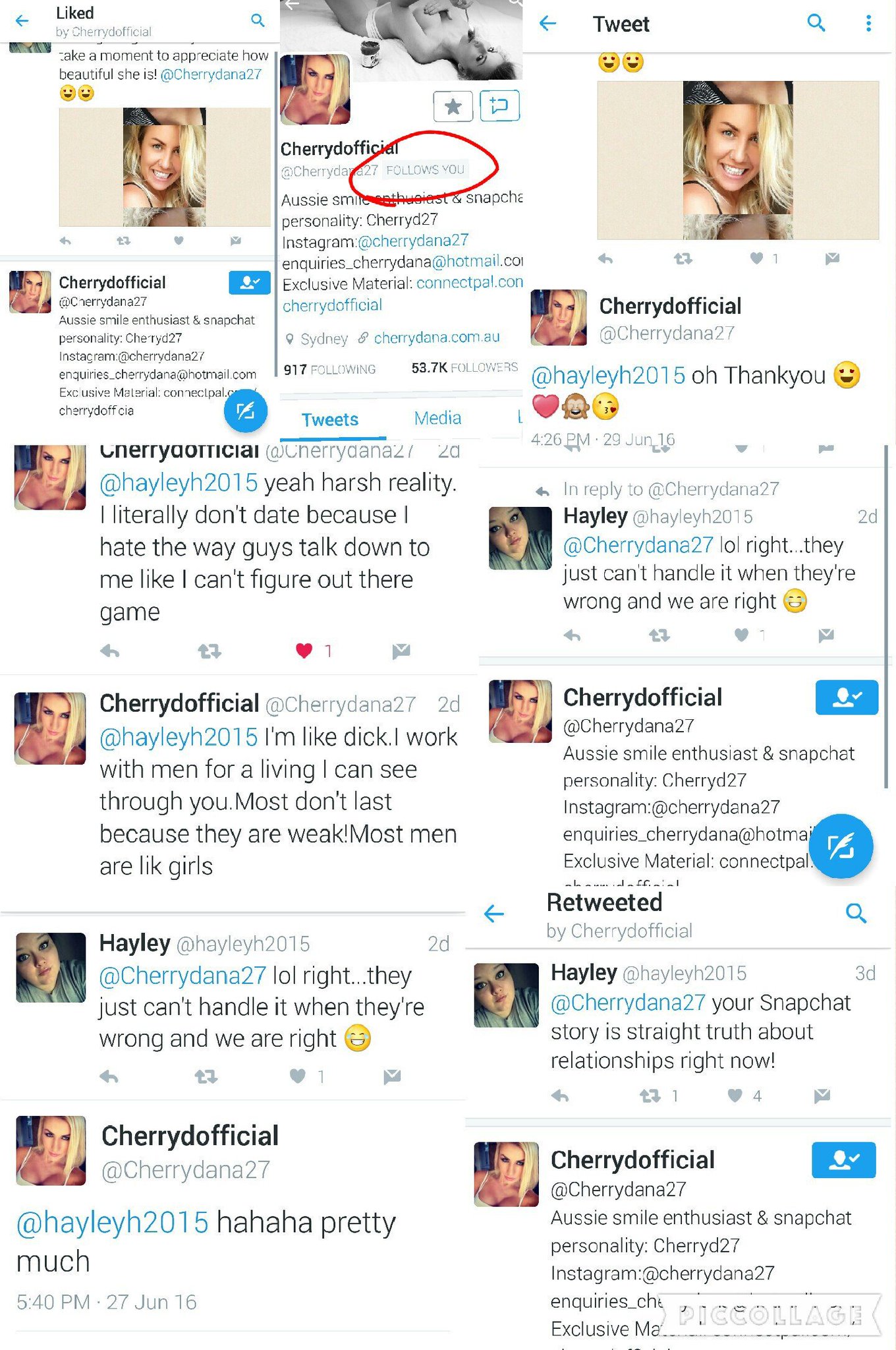 TW Pornstars - Cherryd27. Twitter. RT @hayleyh2015: This made me so