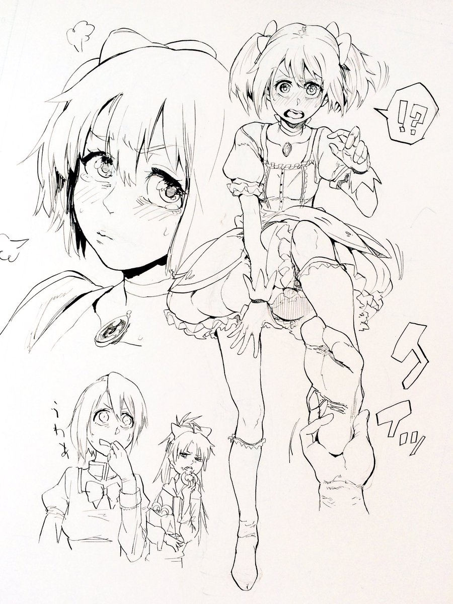 描いたまま忘れてた落書きです 
