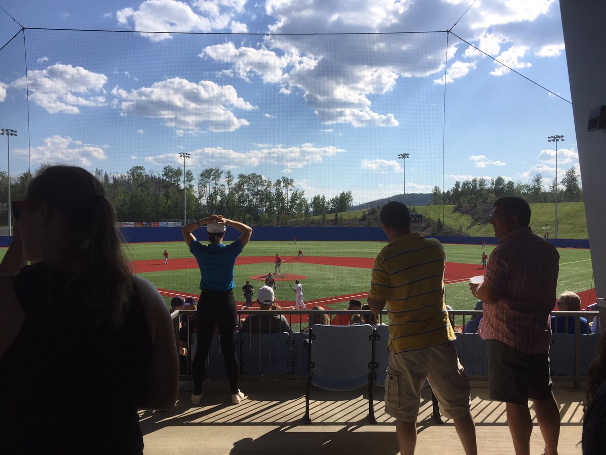 YMMSarah's tweet photo. Great day for a ball game! #gogiantsgo Welcome home @FMMGIANTS #ymm https://t.co/U493JzcSC6