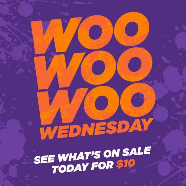 WWEResult's tweet photo. RT WWEShop: Today is Woo Woo Woo Wednesday!
See what's on sale today for $10 at #WWEShop.
https://t.co/ogI6AkpWly… https://t.co/3Ok769AdbC