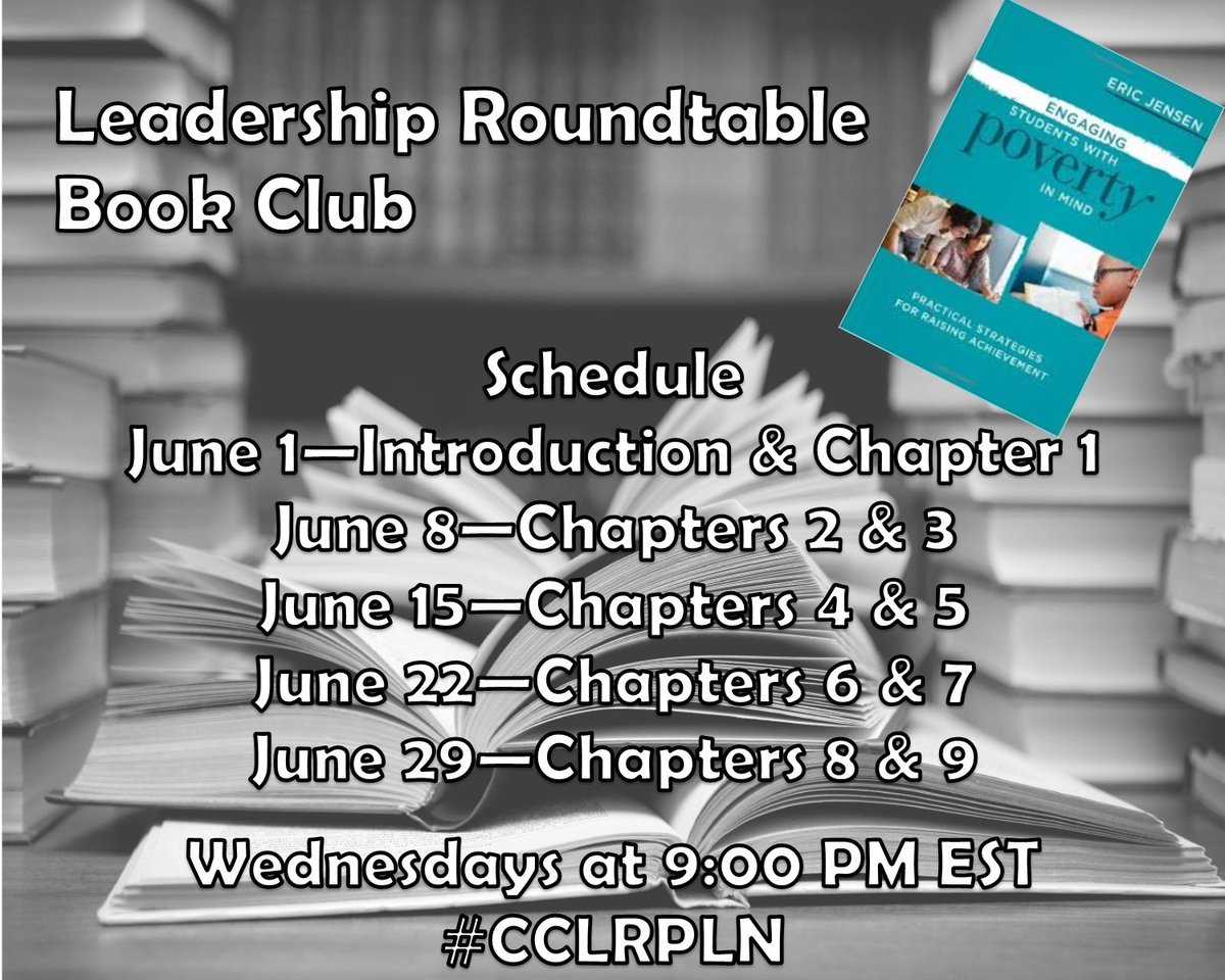 AHW_EdD's tweet photo. Last night of #CCLRPLN starts at 9p EST. Hope you'll join the #twitterchat #bookchat #edchat! #alwayslearning https://t.co/GytoWc1F3t