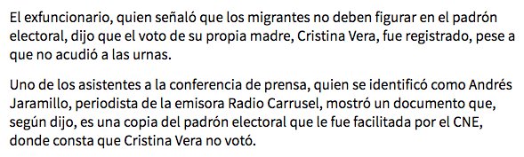 Wohlgemuth's tweet photo. .@william_murillo en la nota dice q ud afirma q el voto de su madre fue registrado, pero el padrón dice lo contrario https://t.co/5tn3FG9fqh