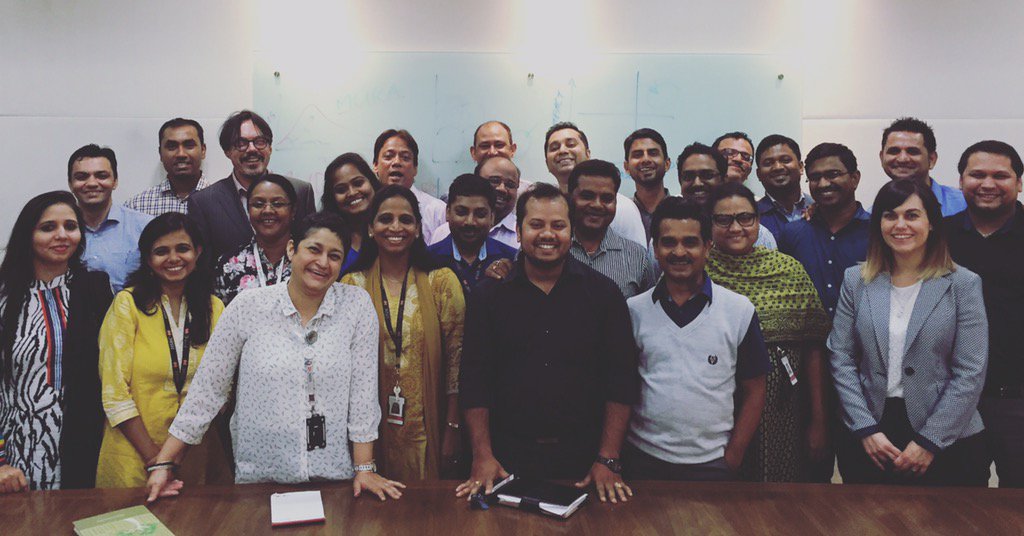 Spinki's tweet image. And this was a cool office to be in on Monday and Tuesday in Hyderabad, India :) 
 #internationalproblemsolver