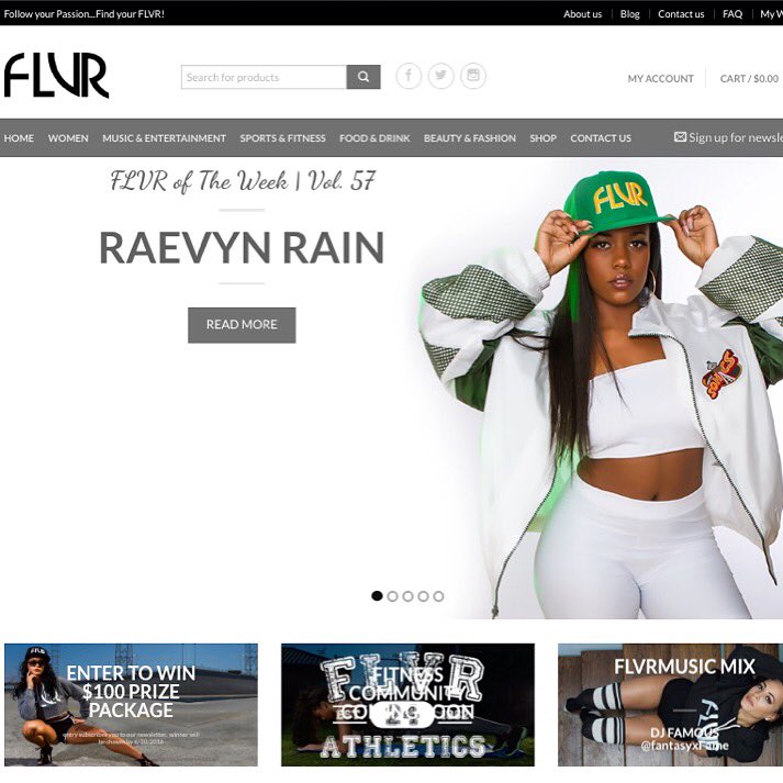 Check out this FLVR of the Week @RaevynRain she goes hard! The new <a href="/TheFLVR/">TheFLVR</a> site is raw: theflvr.com/raevyn-rain-57/